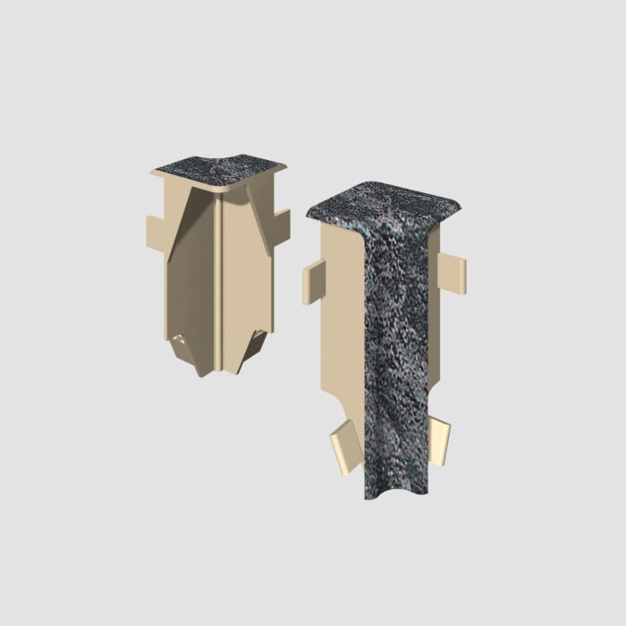 Prvky Egger 60 "cubical" Kameň čierny - Roh vnútorný 1839882
