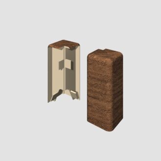 Prvky Egger 60 "cubical" Orech hnedý - Roh vonkajší 1839895