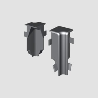 Prvky Egger 60 "cubical" Universal strieborné - Roh vnútorný 1860349
