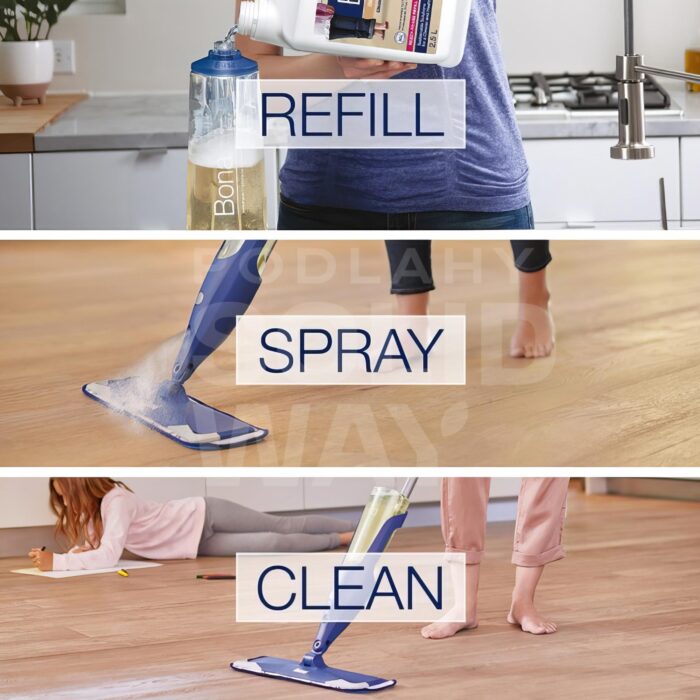 Čistič Bona na olejované podlahy 2,5 L náhradná náplň na Spray mop - Image 4