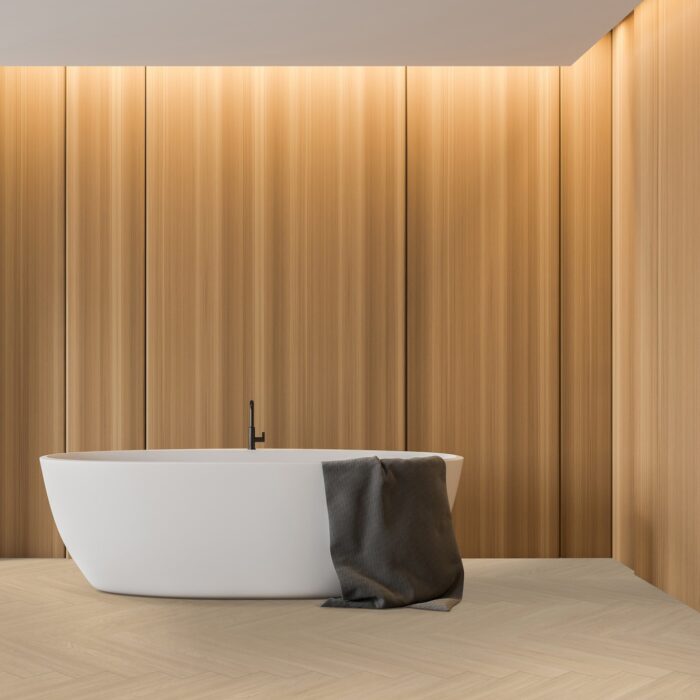 Gerflor Virtuo 55 HB Rigid Acoustic Blomma Beige 1460 6/0,55 mm 33/42 4V Herringbone - rybia kosť - Image 9