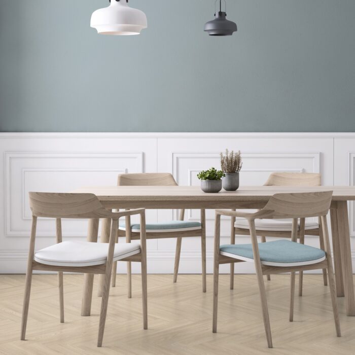 Gerflor Virtuo 55 HB Rigid Acoustic Blomma Light 1464 6/0,55 mm 33/42 4V Herringbone - rybia kosť - Image 4