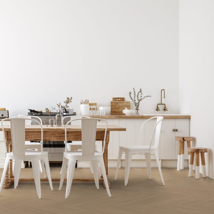Gerflor Virtuo 55 HB Rigid Acoustic Blomma Natural 1465 6/0,55 mm 33/42 4V Herringbone - rybia kosť - Image 8