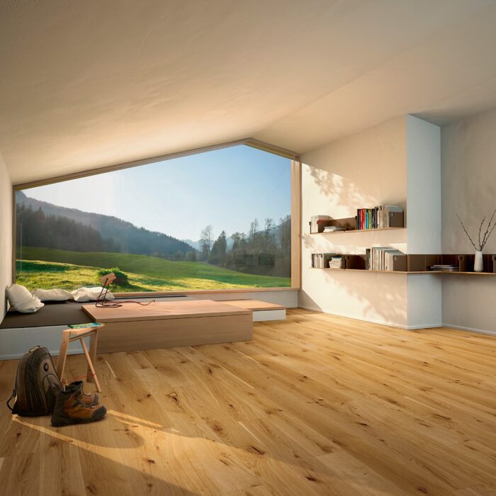 Engineered Wood Flooring Classic 3025 Rustikal Dub matný lak kartáčovaná št. 1-lamela široká M4V 1744854 - Image 6