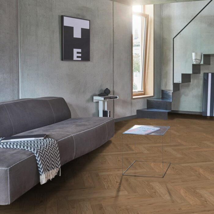 Engineered Wood Flooring Trendtime 3 Living, Dub krémový matný lak široká lamela M4V, 1739932 - Image 8