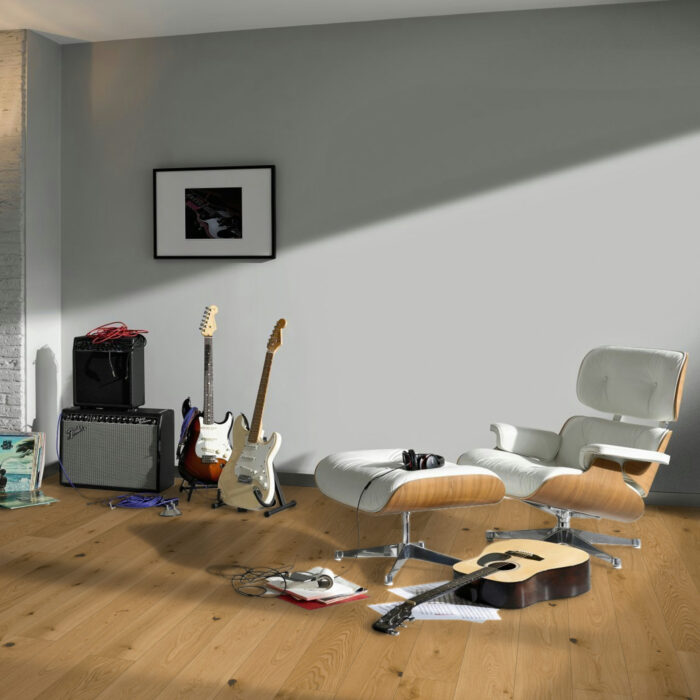 Engineered Wood Flooring Trendtime 4 Rustikal, Oak Lugana natural brushed text. naturaloil plus 1-strip widepl. microbev, 1748904 - Image 6