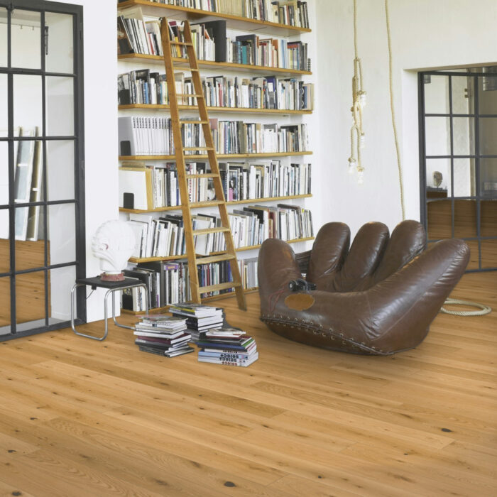 Engineered Wood Flooring Trendtime 4 Rustikal, Oak Lugana natural brushed text. naturaloil plus 1-strip widepl. microbev, 1748904 - Image 5