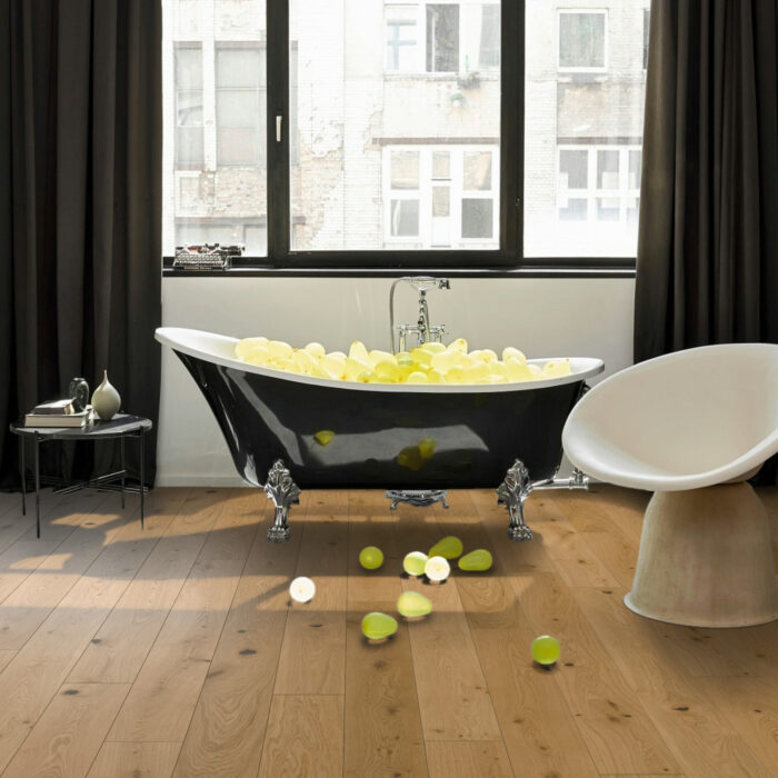 Engineered Wood Flooring Trendtime 4 Rustikal, Oak Lugana natural brushed text. naturaloil plus 1-strip widepl. microbev, 1748904 - Image 10