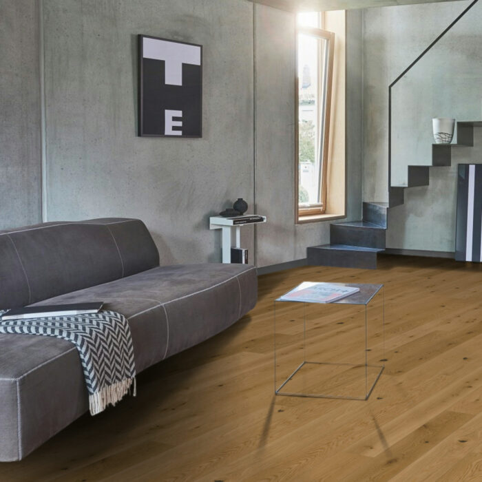 Engineered Wood Flooring Trendtime 4 Rustikal, Oak Lugana natural brushed text. naturaloil plus 1-strip widepl. microbev, 1748904 - Image 9