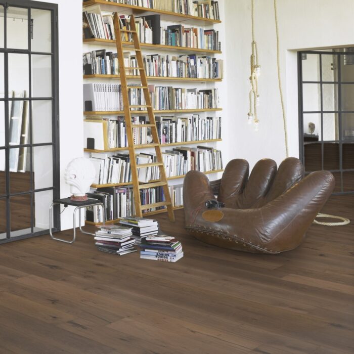 Engineered Wood Flooring Trendtime 8 Classic, Dub dymový sivý olej plus handcrafted široká lamela V-drážka, 1739951 - Image 10