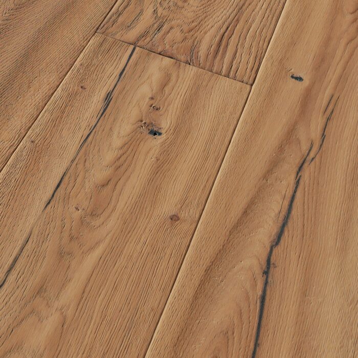 Engineered Wood Flooring Trendtime 8 Classic, Dub olej biely plus handscraped kartáčovaná št. široká lamela V-drážka, 1739959 - Image 7