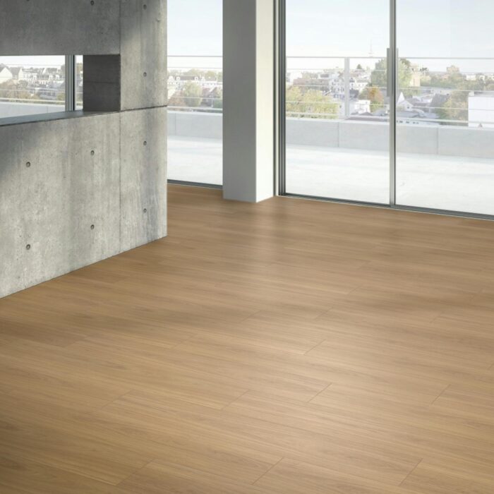 Parador SPC Classic 2070 Oak Oxford caramel brown matt finish tex widepl V-groove 1748841 - Image 3
