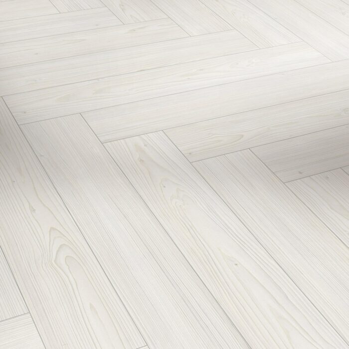 Parador Modular ONE Herringbone Smrekovec Apollo biely EIR prírodná štruktúra V-drážka 1748739 - Image 2