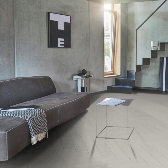 Parador Modular ONE Herringbone Smrekovec Apollo biely EIR prírodná štruktúra V-drážka 1748739 - Image 3