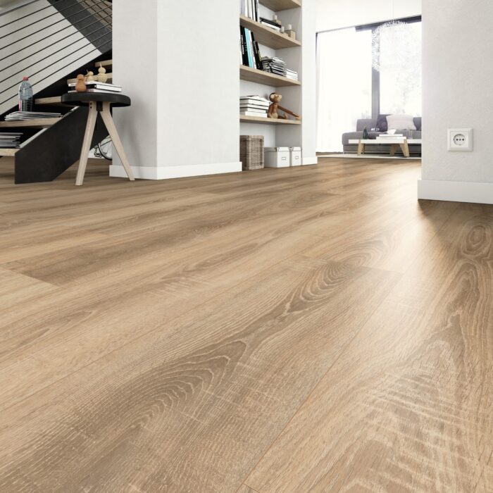 EGGER HOME GreenTec Classic Dub hrubo rezaný hnedý EHD001 O 7,5 mm trieda 33 4V 1-lamela CLIC It! (Art. 338372) - Image 9