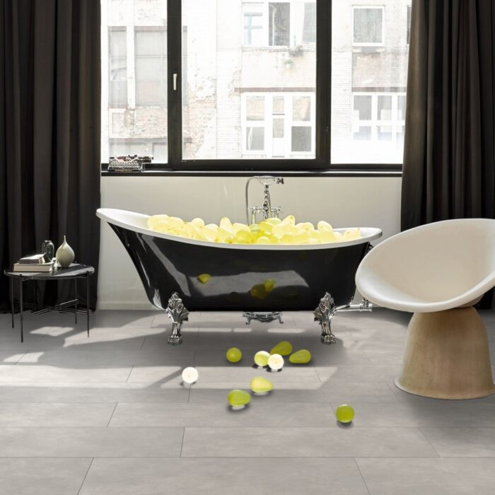 Parador Modular ONE Hydron Oversize tile Concrete white stone texture micro-bevel 1744856 - Image 10