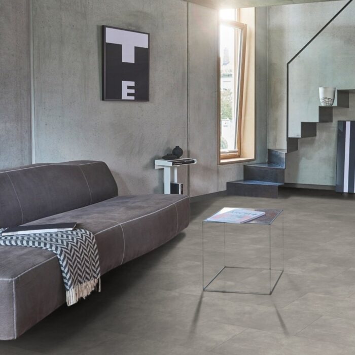Parador Modular ONE Hydron Oversize tile Concrete light grey stone texture micro-bevel 1744857 - Image 9