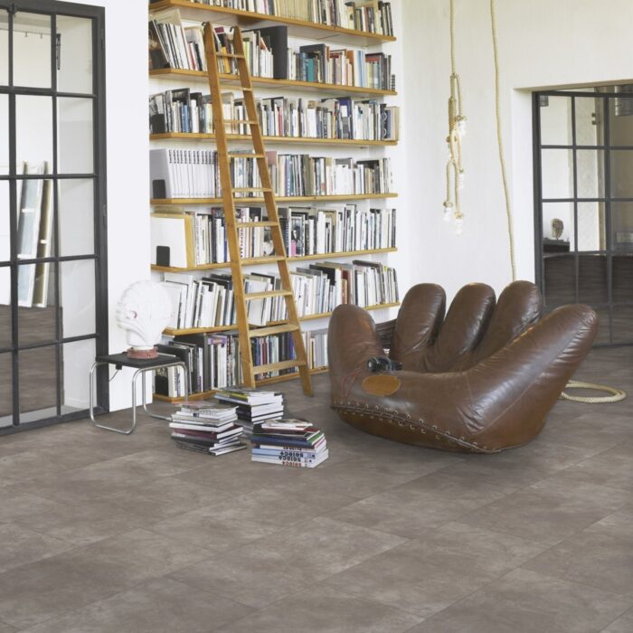 Parador Modular ONE Hydron Oversize tile Concrete dark grey stone texture micro-bevel 1744858 - Image 10