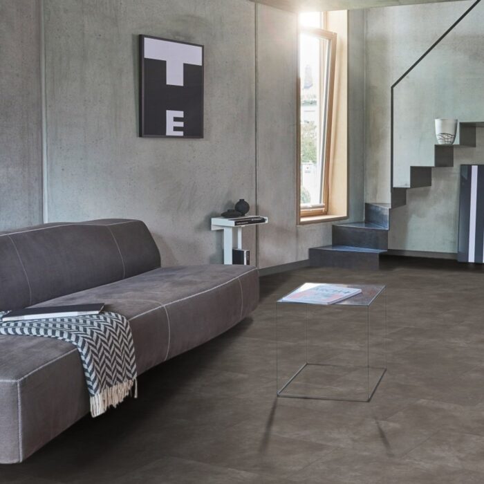 Parador Modular ONE Hydron Oversize tile Concrete dark grey stone texture micro-bevel 1744858 - Image 9