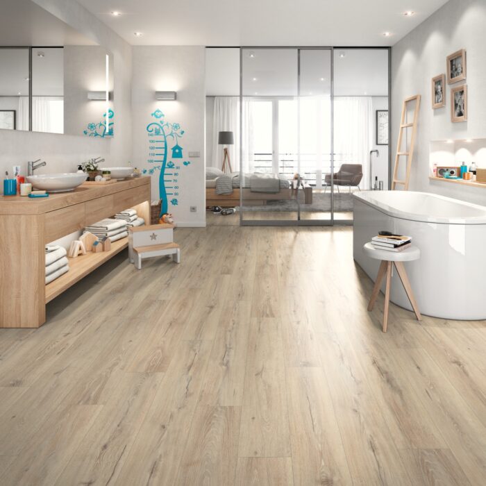 EGGER HOME 8/32 Classic Aqua+ Dub Chester béžový EHL170 D 8 mm AC4/32 4V 1-lamela CLIC it! (Art. 417329) - Image 9
