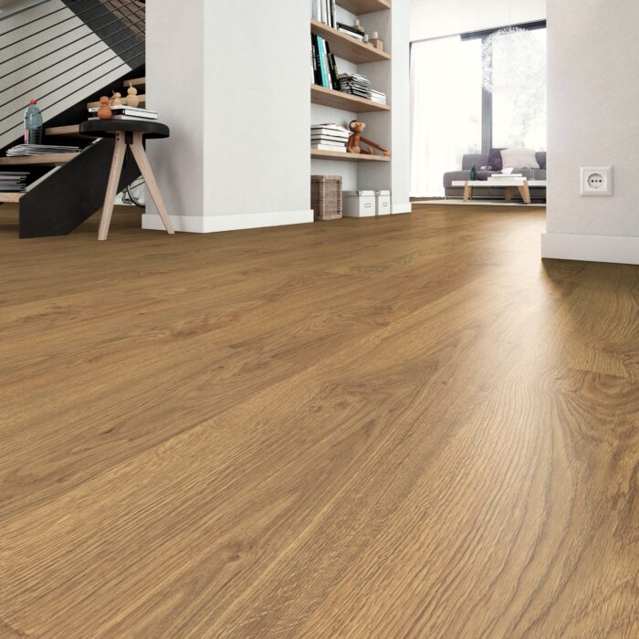 EGGER HOME 8/32 Classic Dub Matera medový EHL185 N 8 mm AC4/32 1-lamela CLIC it! (Art. 417503) - Image 8