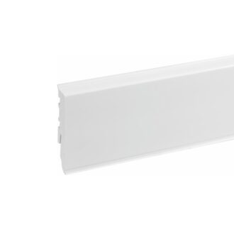 Lišta soklová PVC Cezar MASTERLINE 60 Biela (RAL 9003) 61