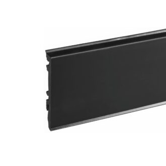 Lišta soklová PVC Cezar MASTERLINE 80 Čierna RAL 9005 (090) 81