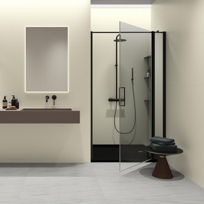 Obkladový panel Modee - Tile Pure structure Mono Cashmire WMT 542S 600x1200x4 mm Stripes - Image 6