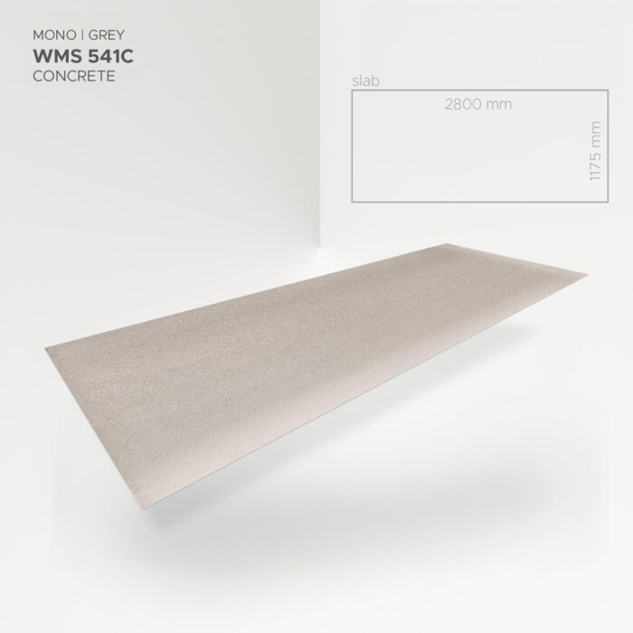 Obkladový panel Modee - Slab Pure structure Mono Grey WMS 541C 2800x1175x4 mm Concrete