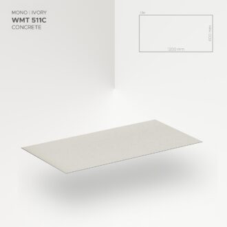 Obkladový panel Modee - Tile Pure structure Mono Ivory WMT 511C 600x1200x4 mm Concrete