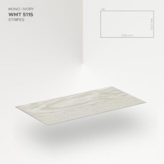 Obkladový panel Modee - Tile Pure structure Mono Ivory WMT 511S 600x1200x4 mm Stripes