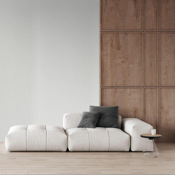 Obkladový panel Modee - Slab Pure structure Mono White WMS 512S 2800x1175x4 mm Stripes - Image 6