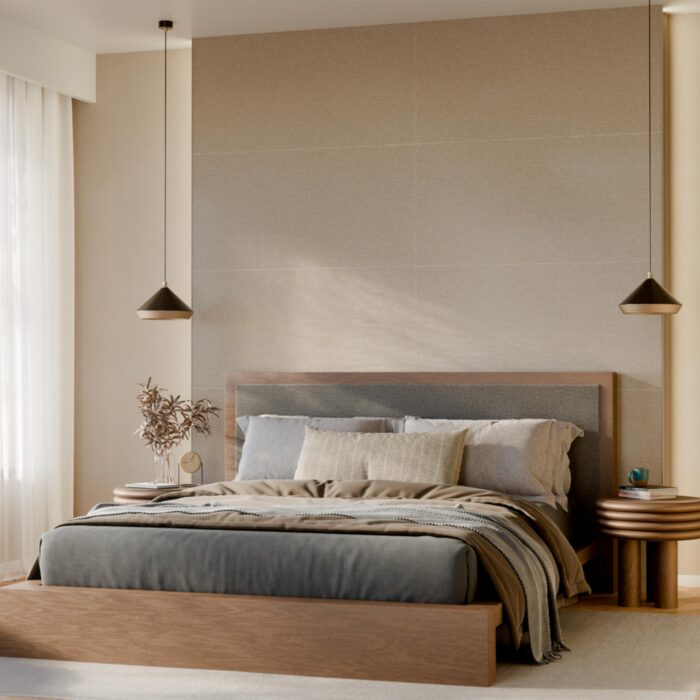 Obkladový panel Modee - Tile Pure structure Tweed Sand WMT 527S 600x1200x4 mm Stripes - Image 6
