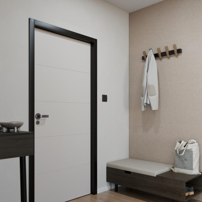 Obkladový panel Modee - Tile Pure structure Tweed Ivory WMT 528S 600x1200x4 mm Stripes - Image 5