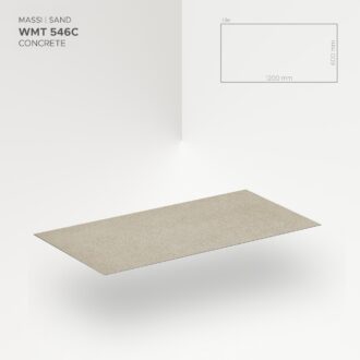 Obkladový panel Modee - Tile Raw concrete Massi Sand WMT 546C 600x1200x4 mm Concrete