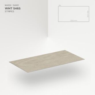 Obkladový panel Modee - Tile Raw concrete Massi Sand WMT 546S 600x1200x4 mm Stripes