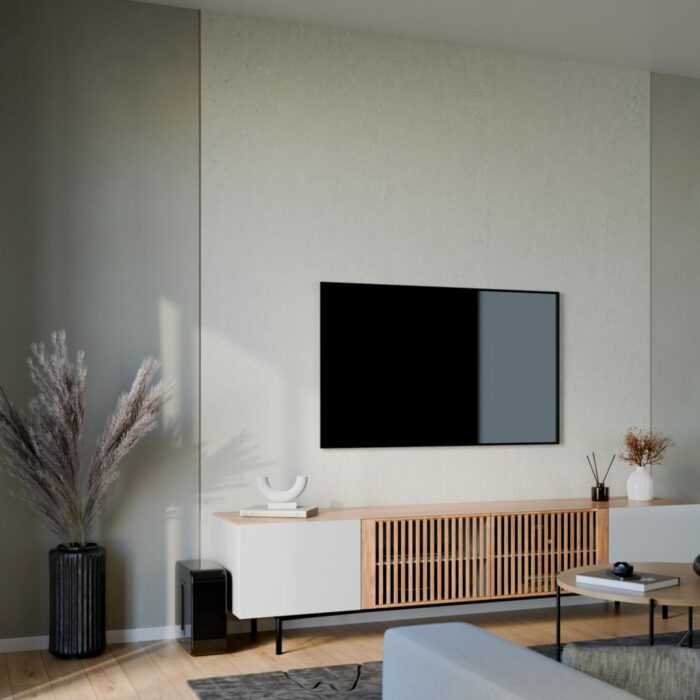 Obkladový panel Modee - Slab Raw concrete Massi Ivory WMS 540C 2800x1175x4 mm Concrete - Image 6
