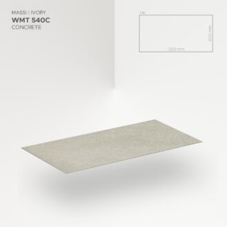 Obkladový panel Modee - Tile Raw concrete Massi Ivory WMT 540C 600x1200x4 mm Concrete