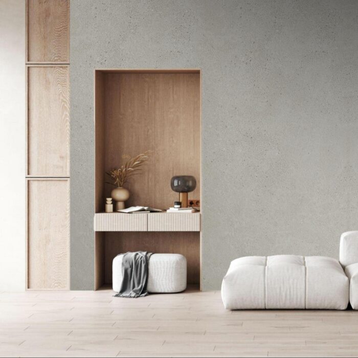 Obkladový panel Modee - Slab Raw concrete Massi White WMS 503C 2800x1175x4 mm Concrete - Image 5