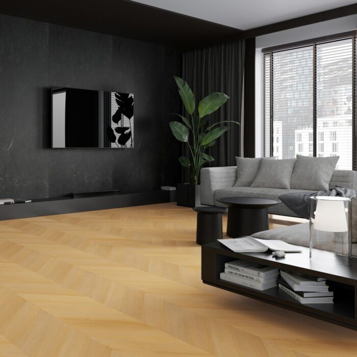 Obkladový panel Modee - Slab Stone essence Monreale Black WMS 518C 2800x1175x4 mm Concrete - Image 4
