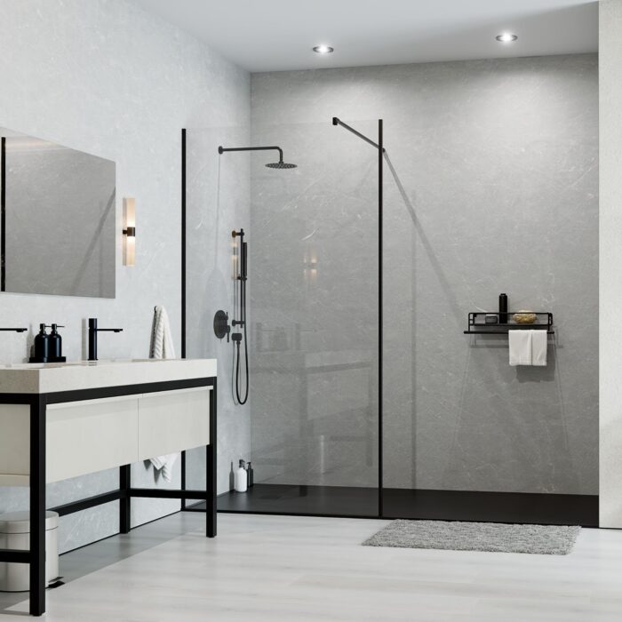 Obkladový panel Modee - Tile Stone essence Monreale Grey WMT 501C 600x1200x4 mm Concrete - Image 5