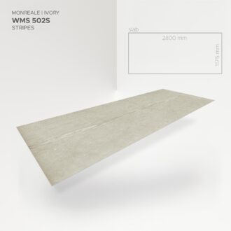 Obkladový panel Modee - Slab Stone essence Monreale Ivory WMS 502S 2800x1175x4 mm Stripes