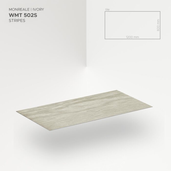 Obkladový panel Modee - Tile Stone essence Monreale Ivory WMT 502S 600x1200x4 mm Stripes