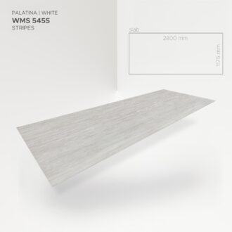 Obkladový panel Modee - Slab Stone essence Palatina White WMS 545S 2800x1175x4 mm Stripes