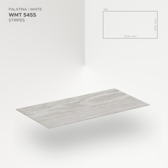 Obkladový panel Modee - Tile Stone essence Palatina White WMT 545S 600x1200x4 mm Stripes