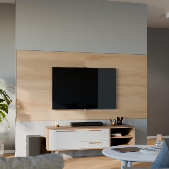 Obkladový panel Modee - Tile True wood Asturia Oak WMST 210 600x1200x4 mm Wood - Image 4