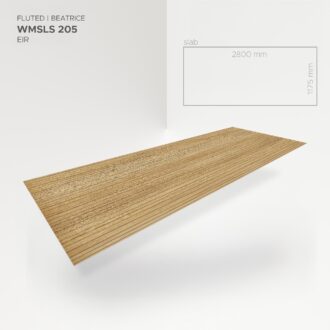 Obkladový panel Modee - Slab True wood Fluted Oak Beatrice WMSLS 205 2800x1175x4 mm Wood