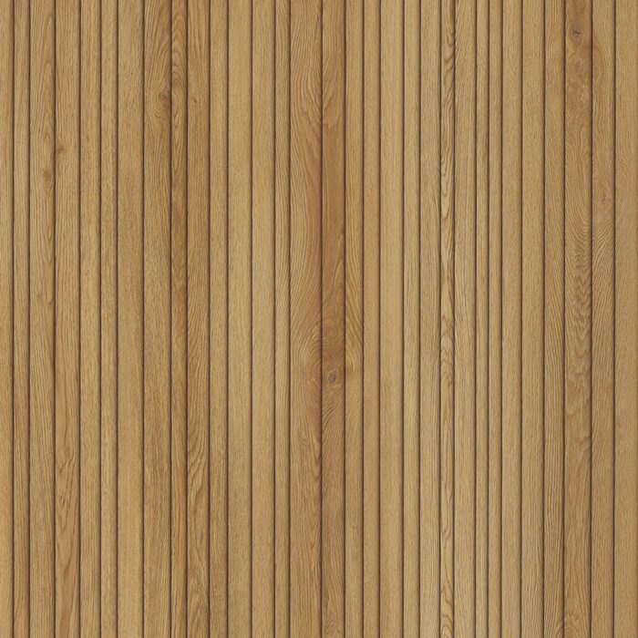 Obkladový panel Modee - Slab True wood Fluted Burbon Oak WMSLS 208 2800x1175x4 mm Wood - Image 2