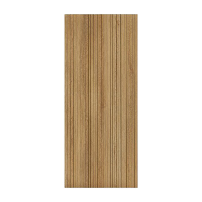Obkladový panel Modee - Slab True wood Fluted Burbon Oak WMSLS 208 2800x1175x4 mm Wood - Image 3
