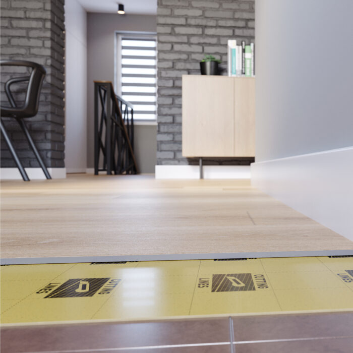 Podložka SOLIDSTEP ALL FLOOR 100 1,1 mm PUM s parozábranou a vodiacimi čiarami na rezanie - Image 3